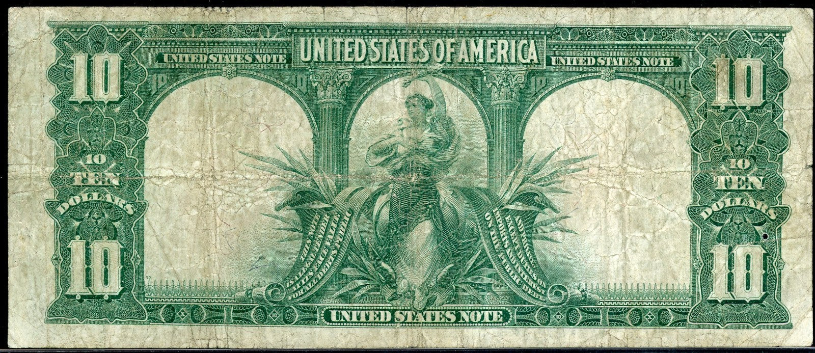 1901 $10 Legal Tender "Bison"