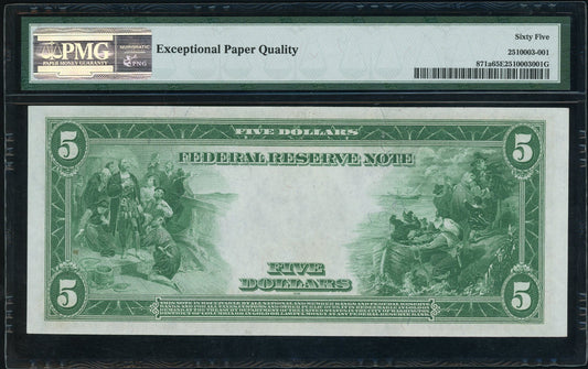 Fr 871a 1914 $5 Federal Reserve Note Chicago