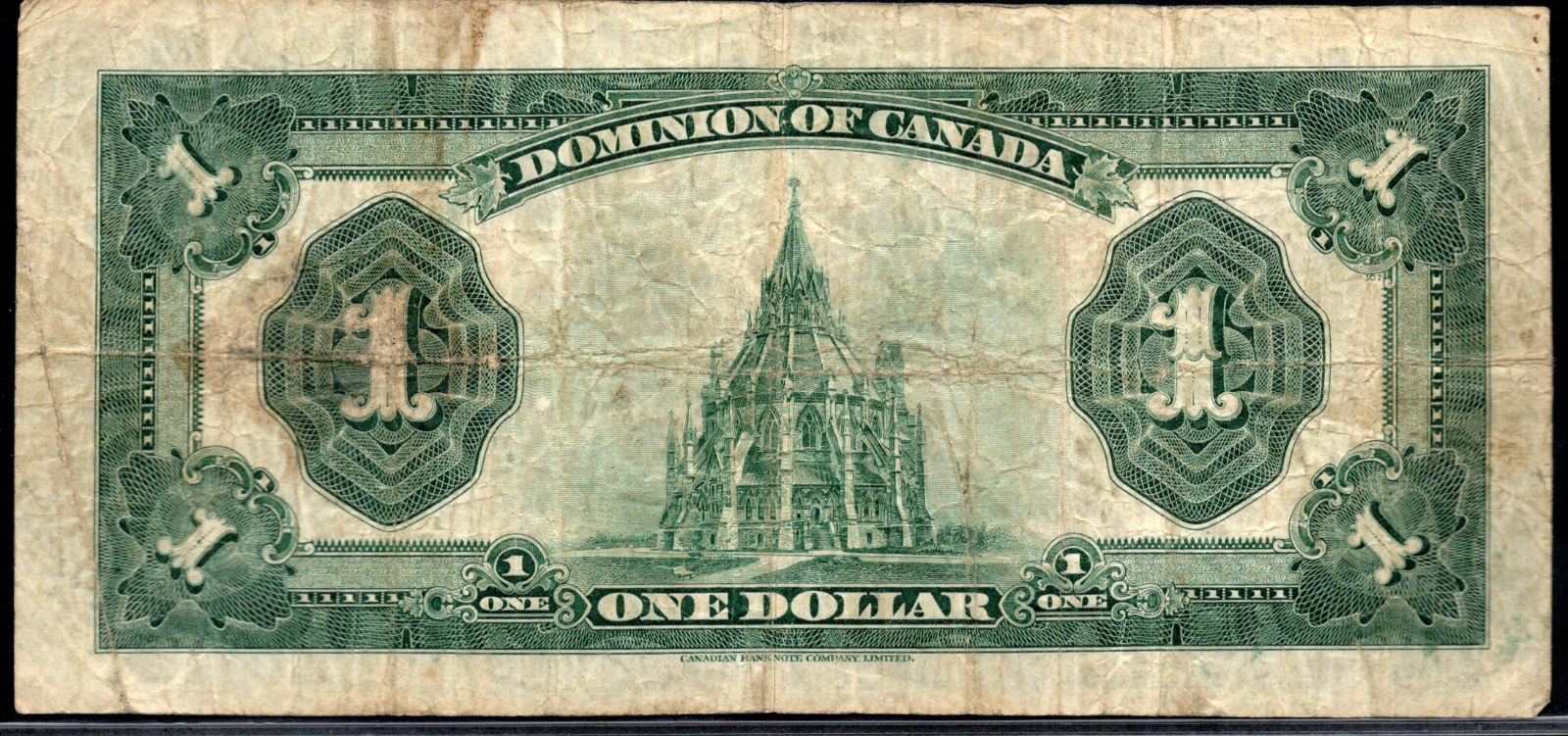 1923 $1 Dominion of Canada Red Seal