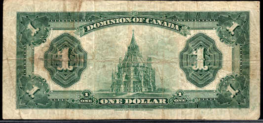 1923 $1 Dominion of Canada Red Seal