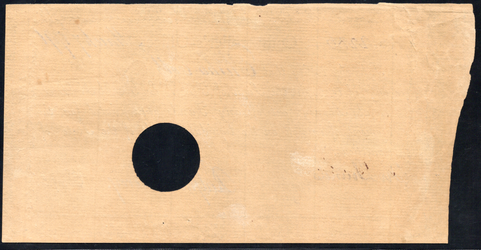 1791 5 Pound Connecticut Comptroller's Office Colonial Currency