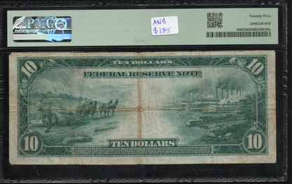 FR 930 1914 $10 Federal Reserve Note Chicago