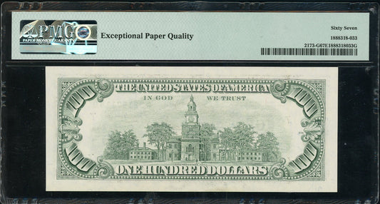 Fr 2173-G 1990 $100 Federal Reserve Note 