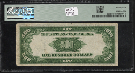 Fr 2202-D 1934A $500 Federal Reserve Note Cleveland PMG 25
