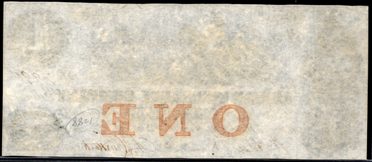 1850s $1 Adrian Insurance Company Obsolete Note