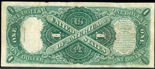 1917 $1 Legal Tender STAR, SCARCE