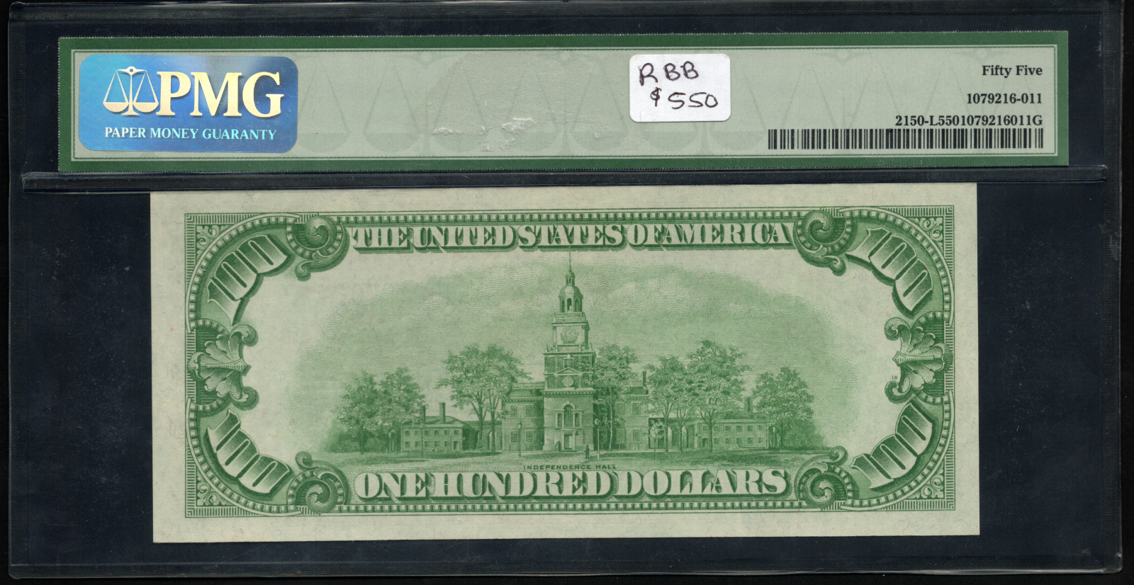 Fr 2150-L 1928 $100 Federal Reserve Note San Francisco 