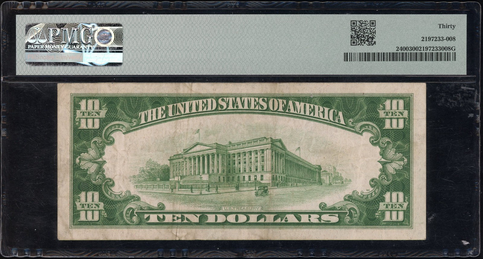 Fr 2400 1928 $10 Gold Certificate