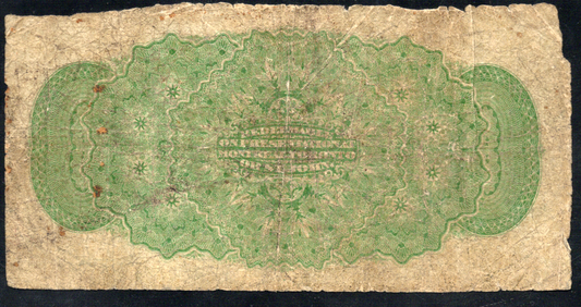 1870 25 cents DOMINION of Canada