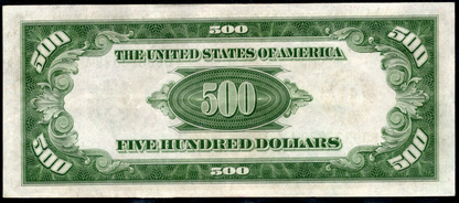 1934A $500 Federal Reserve Note NEW YORK