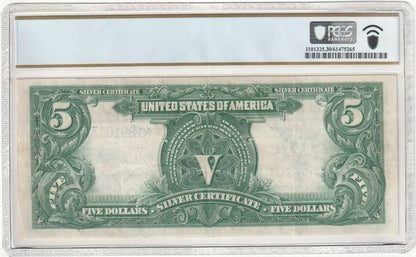 FR 280m 1899 $5 Silver Certificate, Mule, Blue