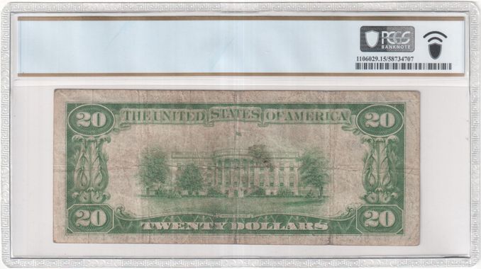 FR 1870-A 1929 $20 Federal Reserve Bank Note Boston