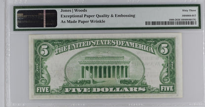 FR 1800-2 1929 $5 The Citizens NB Evansville Indiana CH# 2188