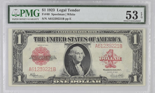 FR 40 1923 $1 Legal Tender