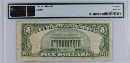 FR 1800-1 1929 $5 The Twelfth Street NB Saint Louis Missouri Ty. 1