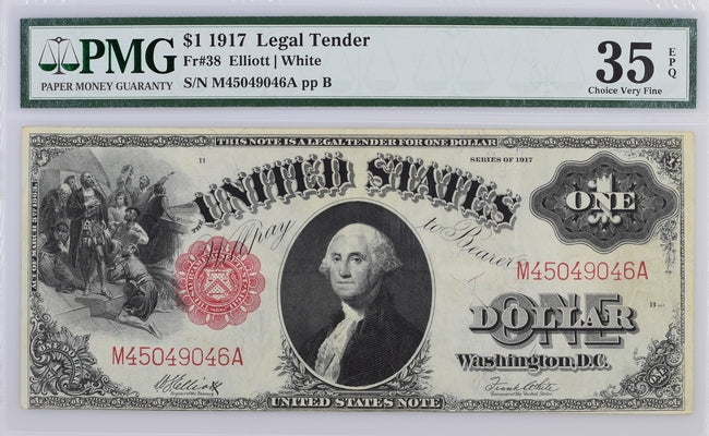 FR 38 1917 $1 Legal Tender