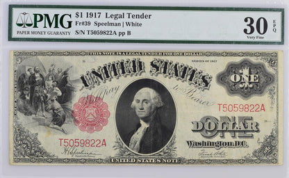 FR 39 1917 $1 Legal Tender