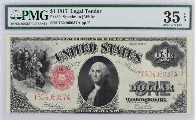 FR 39 1917 $1 Legal Tender