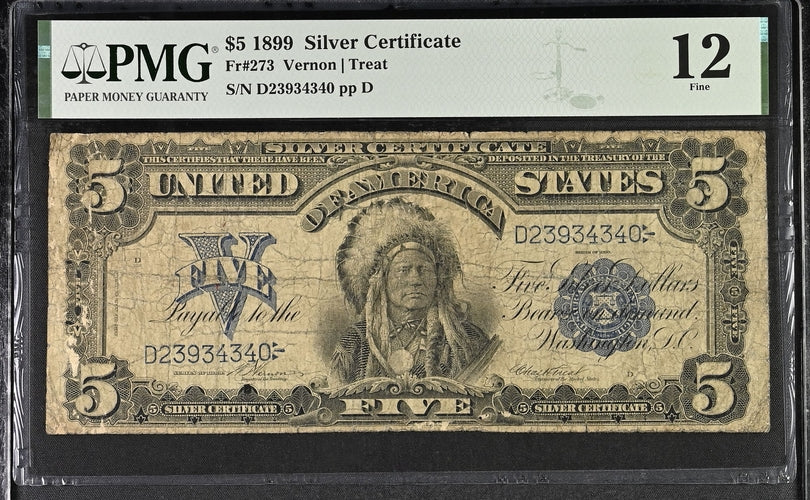 FR 273 1899 $5 Silver Certificate