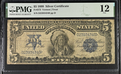 FR 273 1899 $5 Silver Certificate