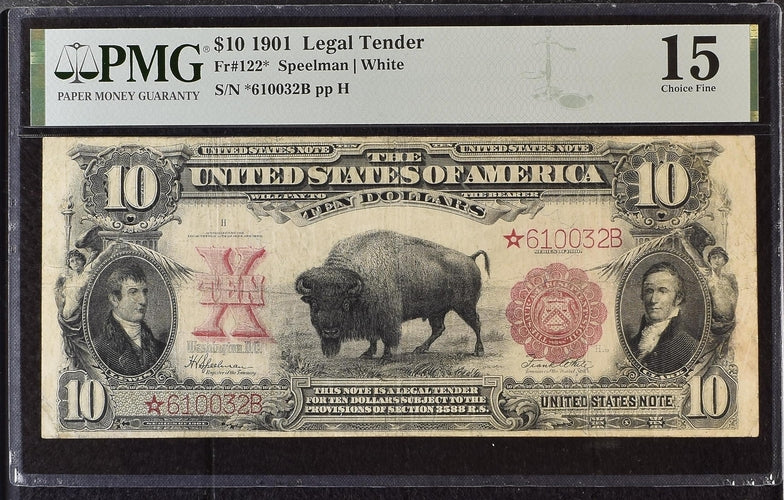 FR 122* 1901 $10 Legal Tender STAR