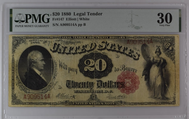FR 147 1880 $20 Legal Tender