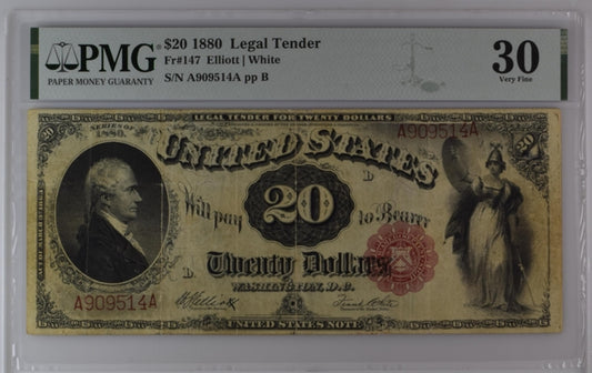 FR 147 1880 $20 Legal Tender