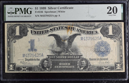 FR 236 1899 $1 Silver Certificate