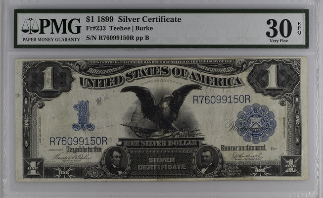 FR 233 1899 $1 Silver Certificate