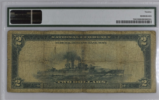 FR 756 1918 $2 FRBN Philadelphia