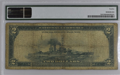 FR 756 1918 $2 FRBN Philadelphia