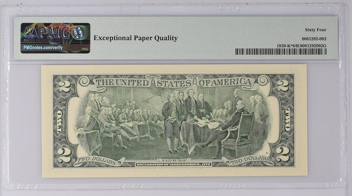 FR 1939-K* $2 Federal Reserve Note Dallas 2009