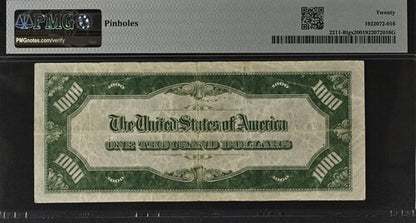FR 2211-Blgs 1934 $1,000 Federal Reserve Note New York