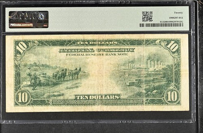 FR 813 1915 $10 FRBN Chicago