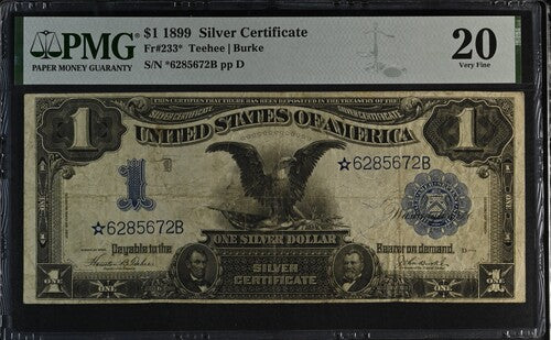 FR 233* 1899 $1 Silver Certificate