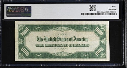 FR 2210-Edgs 1928 $1,000 Federal Reserve Note Richmond
