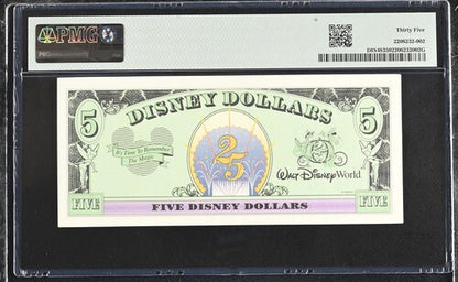FR DIS48 1997 $5 Disney Dollar Disney Dollars