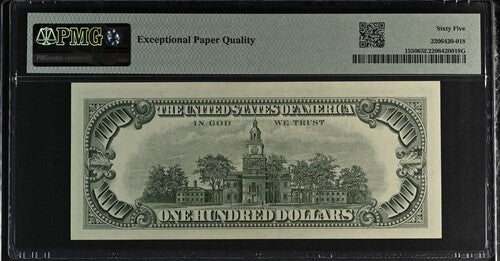 FR 1550 1966 $100 Legal Tender Note