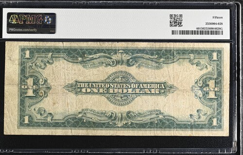 FR 40 1923 $1 Legal Tender GUTTER FOLD ERROR