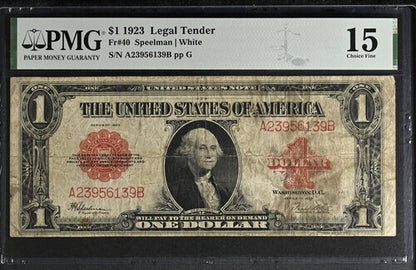 FR 40 1923 $1 Legal Tender