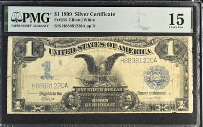 FR 235 1899 $1 Silver Certificate