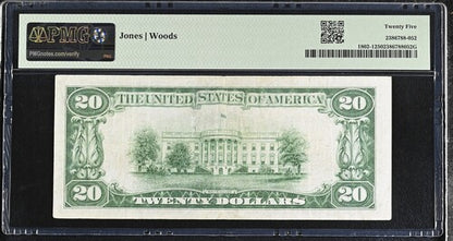 FR 1802-1 1929 $20 First Wisconsin NB Milwaukee Wisconsin CH # 64
