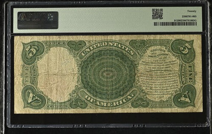 FR 91 1907 $5 Legal Tender