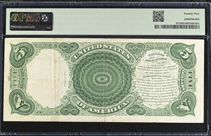 FR 91 1907 $5 Legal Tender PCBLIC ERROR