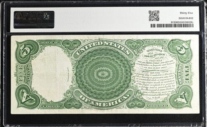 FR 91 1907 $5 Legal Tender