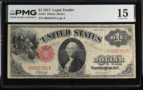 FR 37 1917 $1 Legal Tender