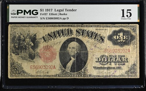 FR 37 1917 $1 Legal Tender