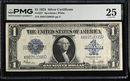 FR 237 1923 $1 Silver Certificate