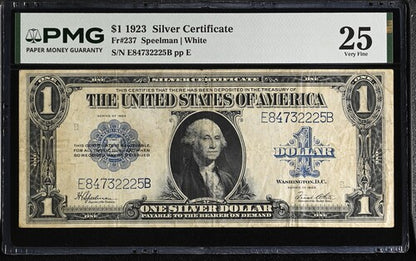 FR 237 1923 $1 Silver Certificate