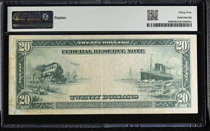 FR 990 1914 $20 Federal Reserve Note Chicago
